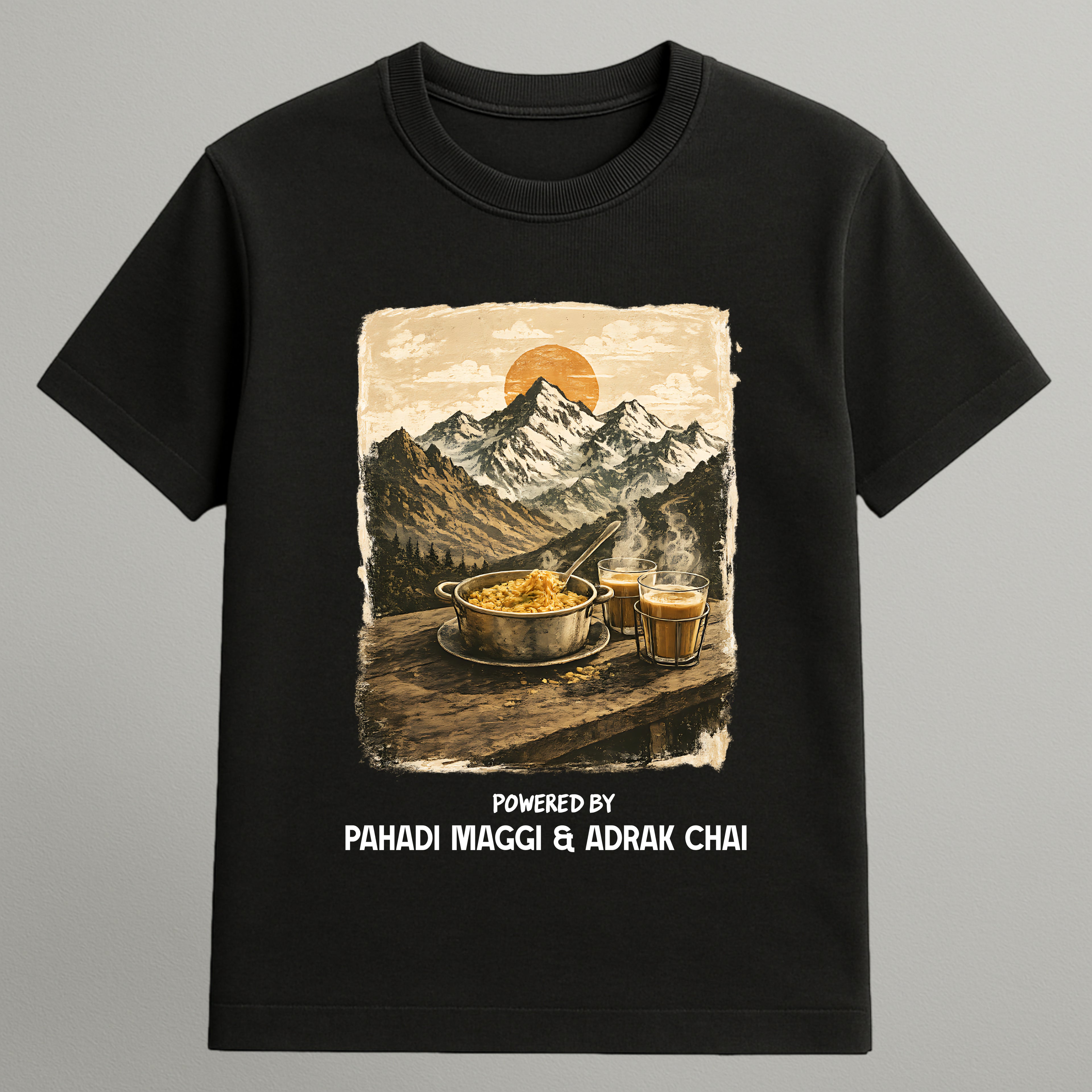 Pahadi Maggi & Adrak Chai T-shirt