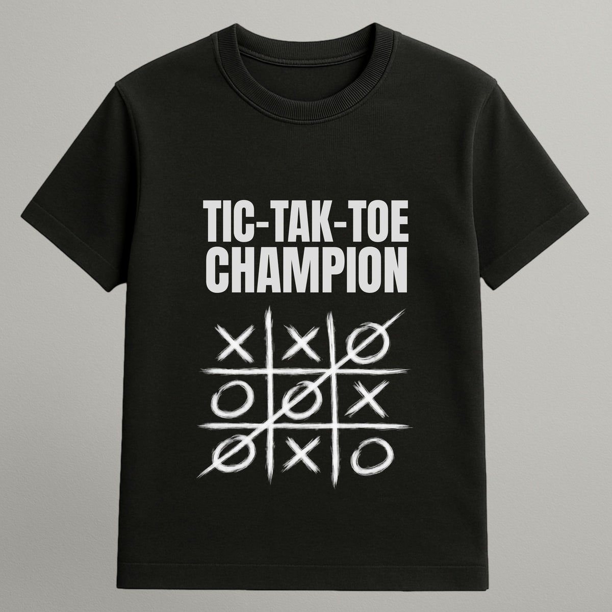 Tic-Tac-Toe Champion T-shirt