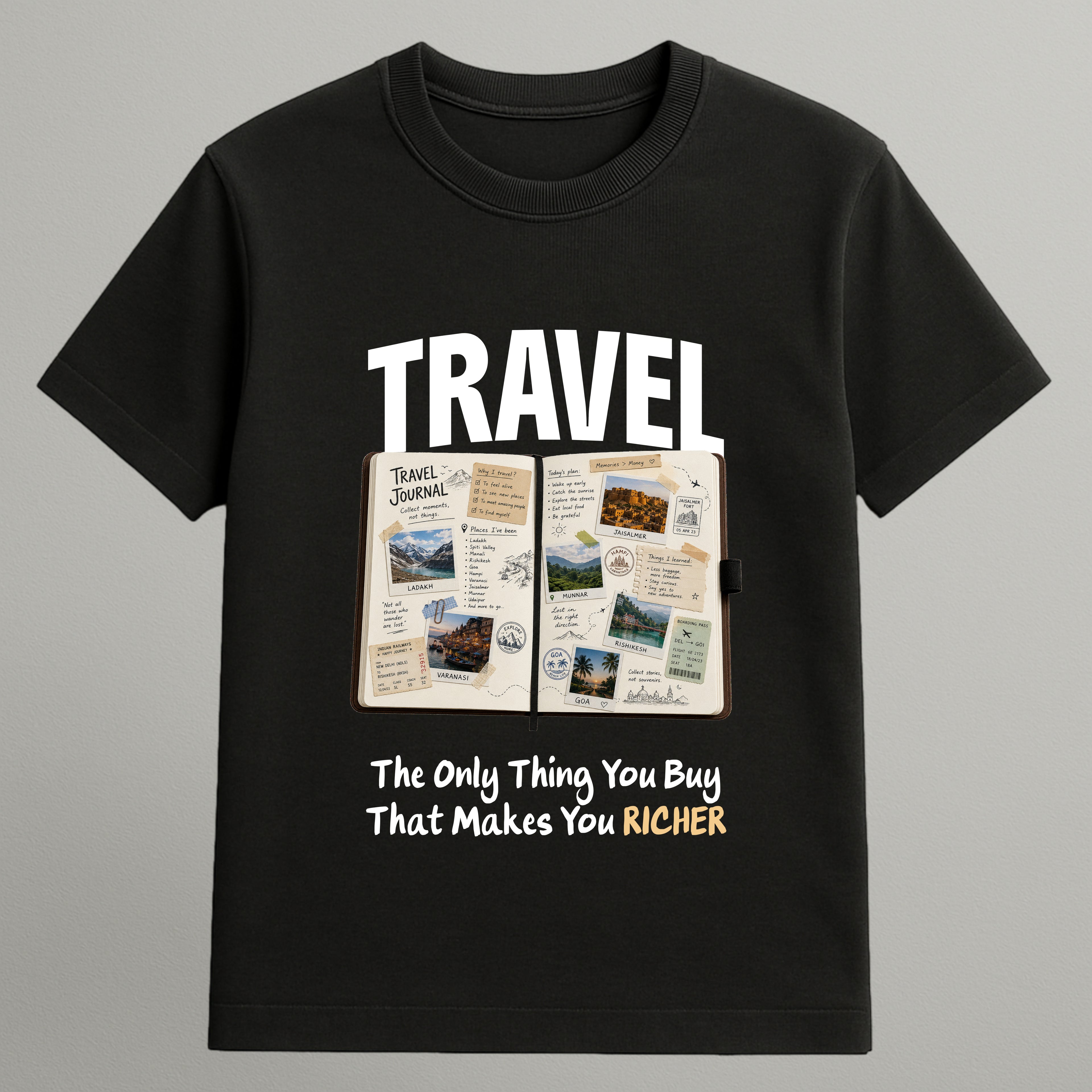Travel Makes You Richer T-shirt