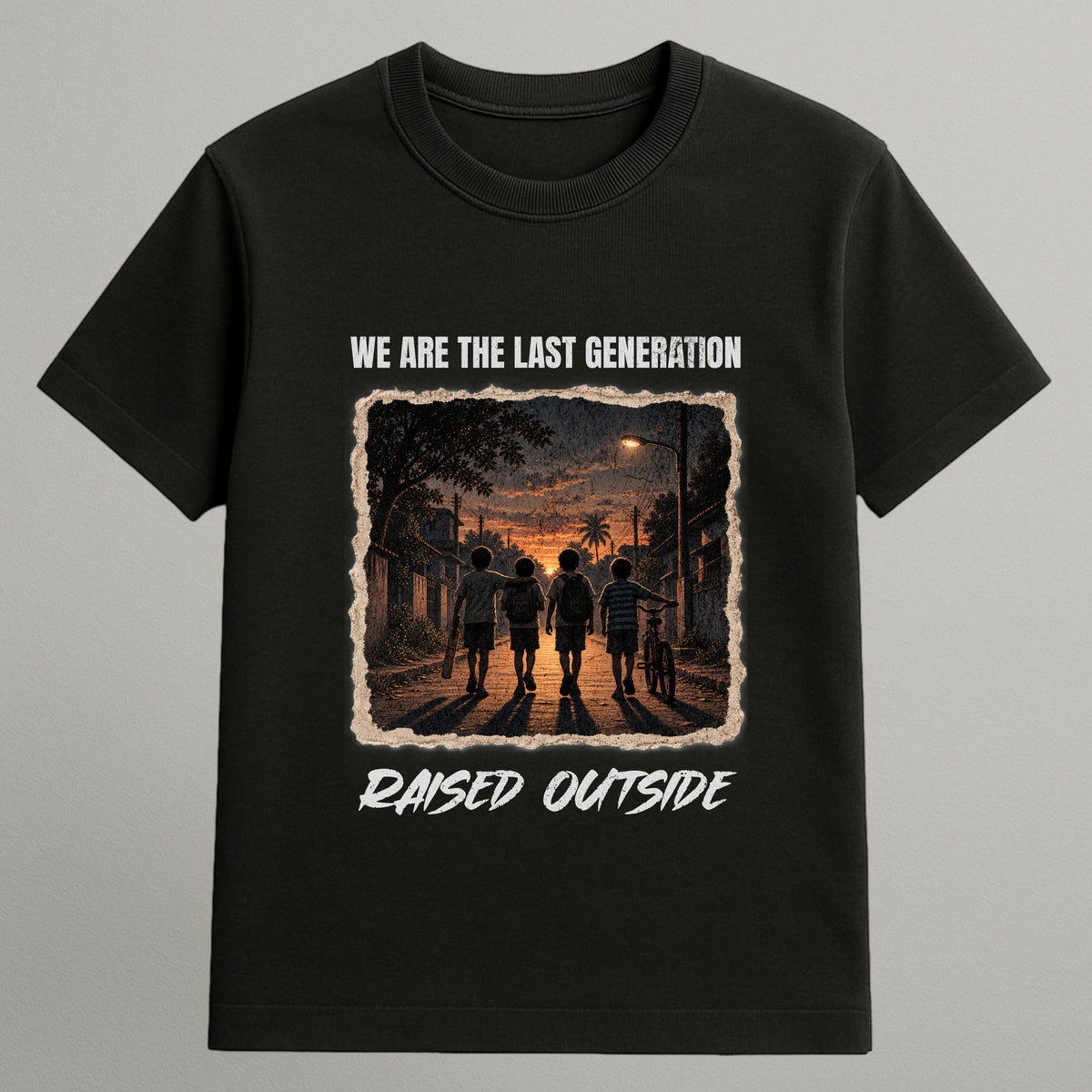 Last Generation Raised Outside T-shirt
