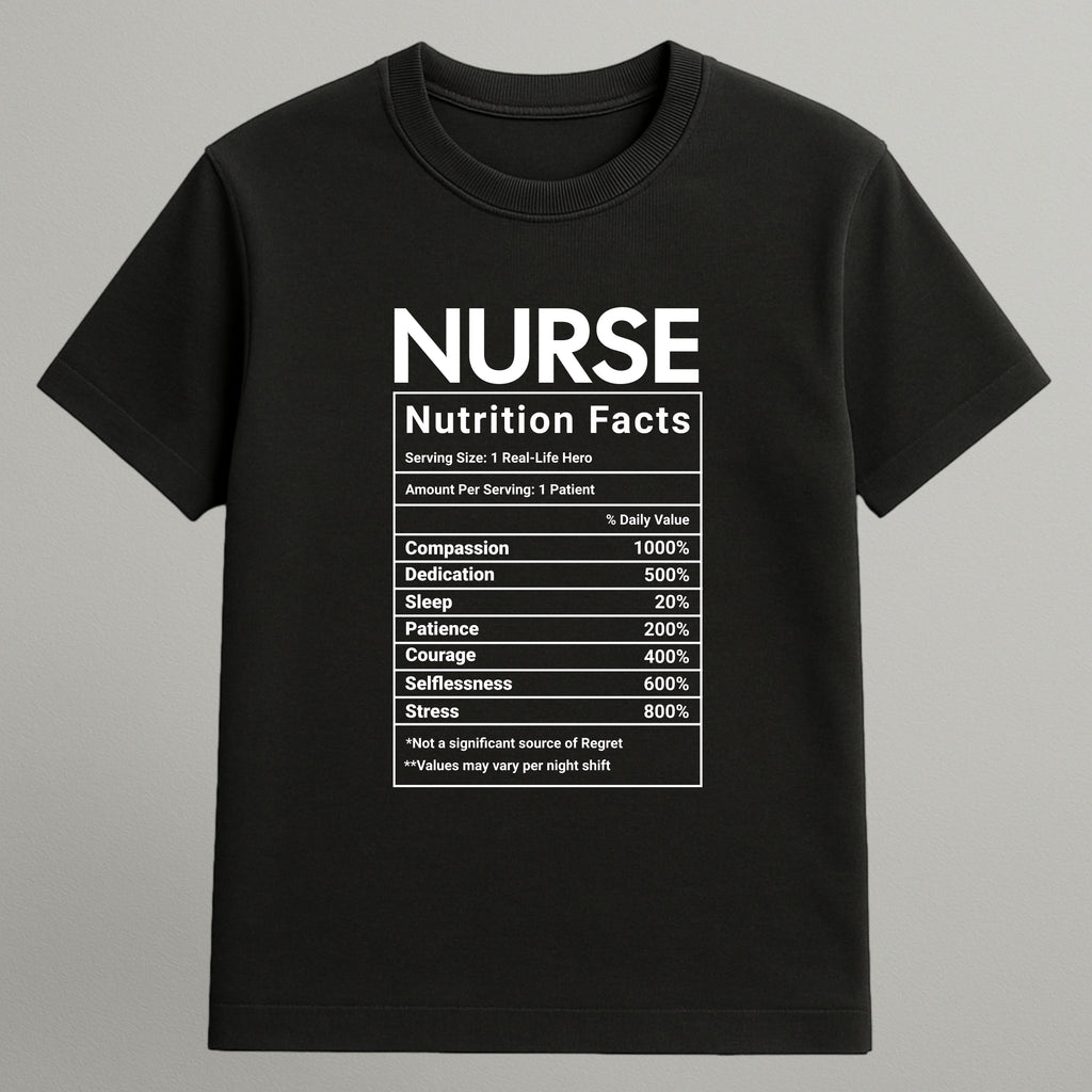 Nurse Nutrition Facts T-shirt