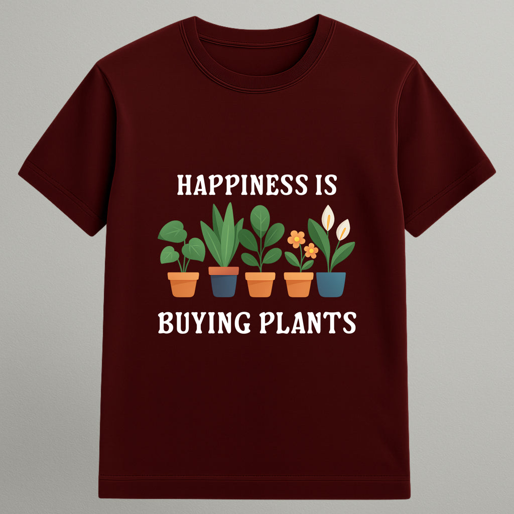 Happiness is Buying Plants T-shirt