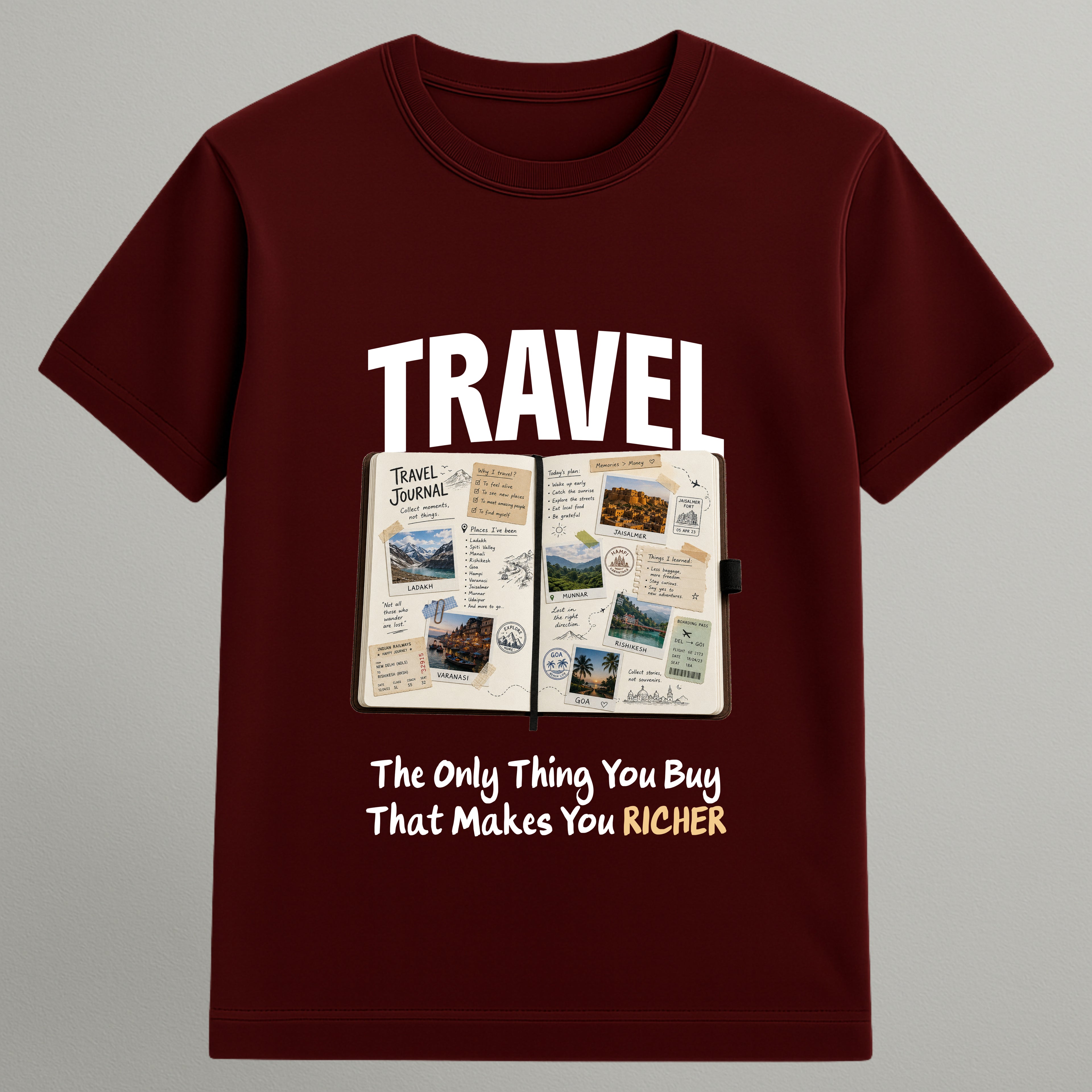 Travel Makes You Richer T-shirt