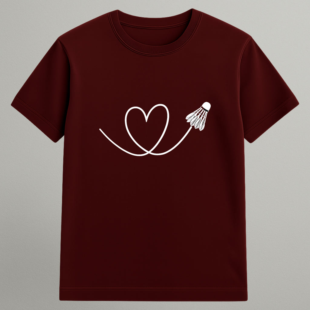 Badminton Heartbeat T-shirt