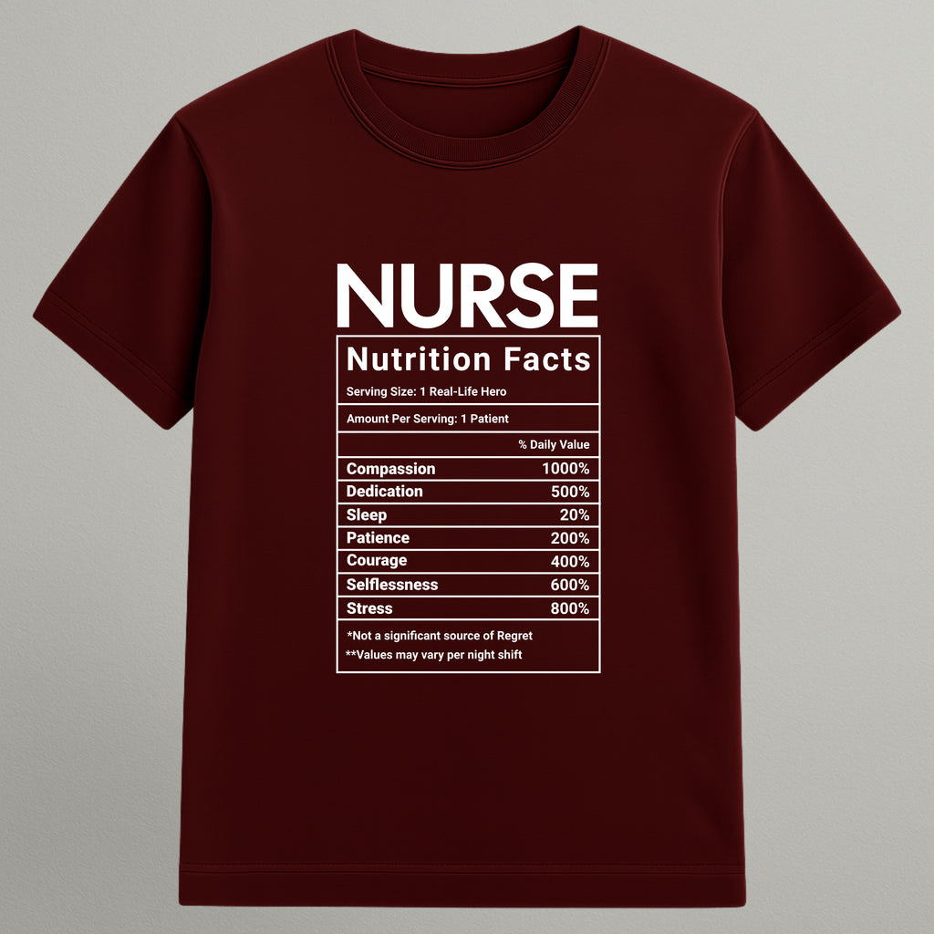 Nurse Nutrition Facts T-shirt