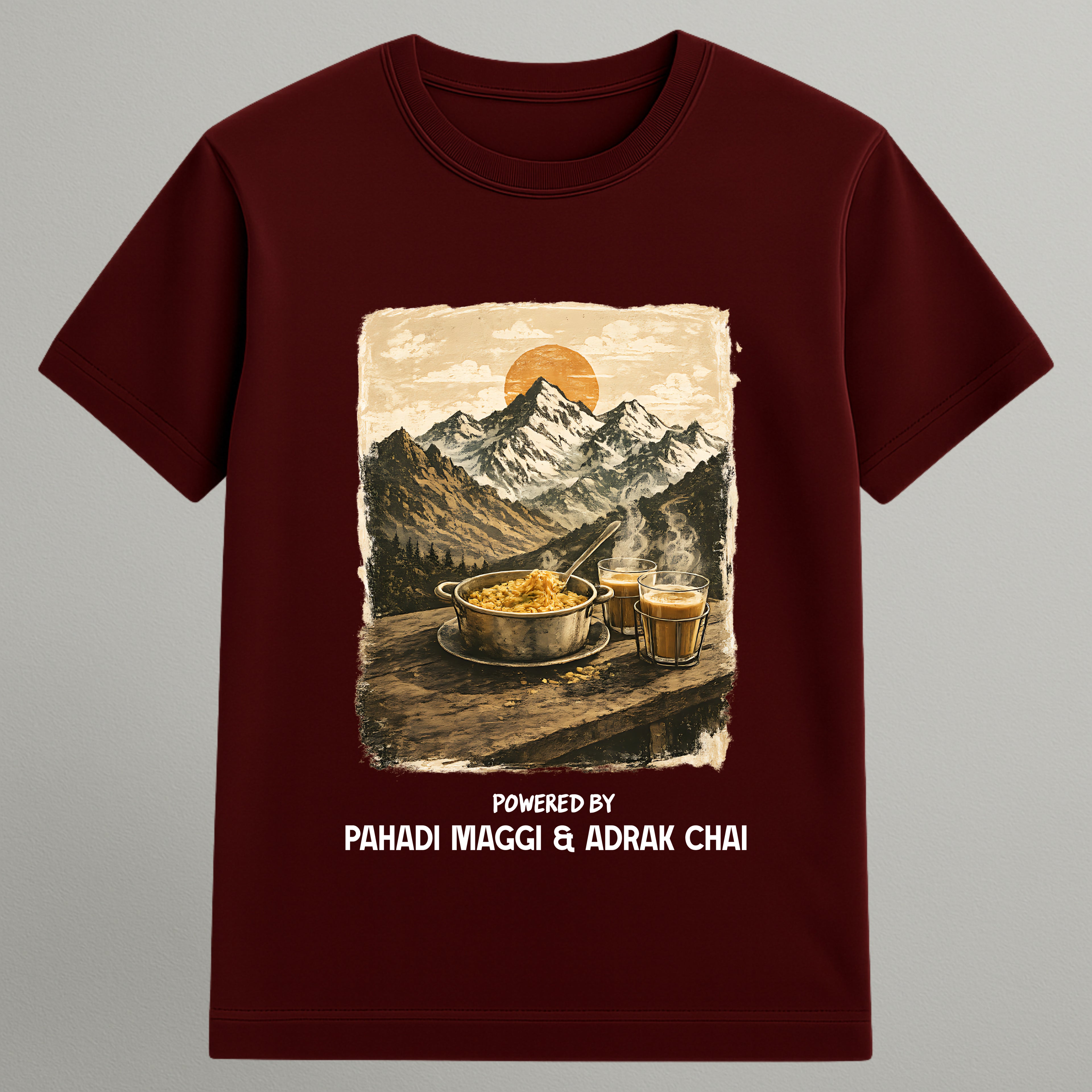 Pahadi Maggi & Adrak Chai T-shirt