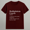 Badminton Coach T-shirt