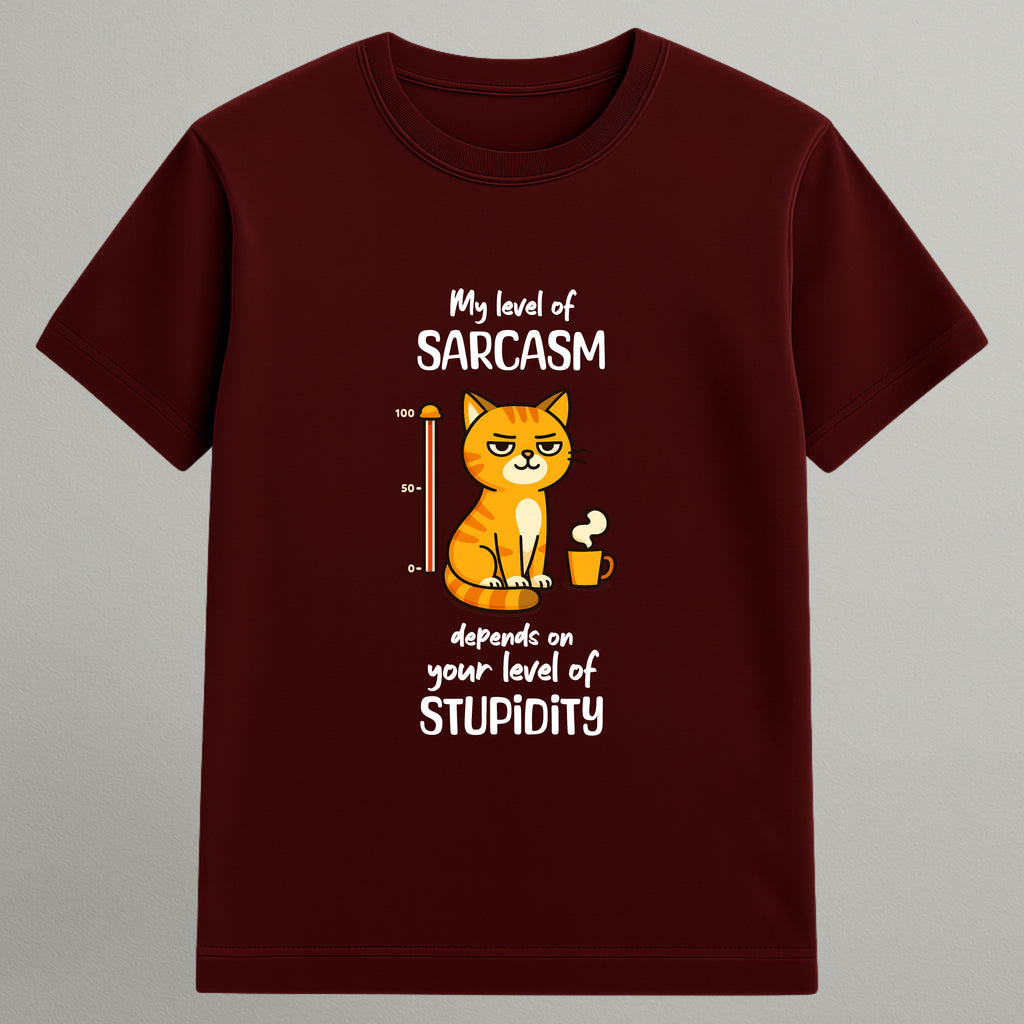 Sarcasm vs Stupidity T-shirt