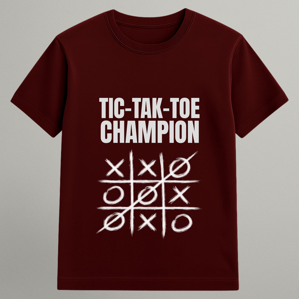 Tic-Tac-Toe Champion T-shirt