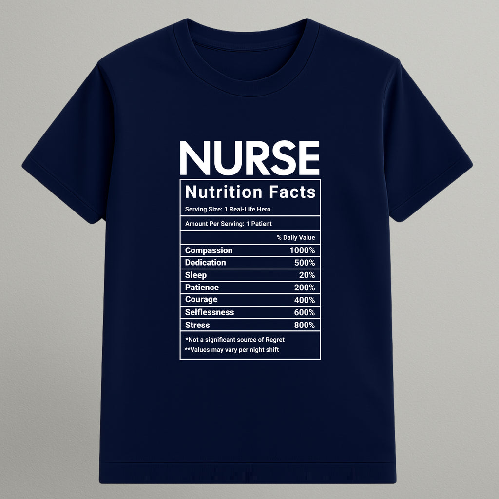 Nurse Nutrition Facts T-shirt
