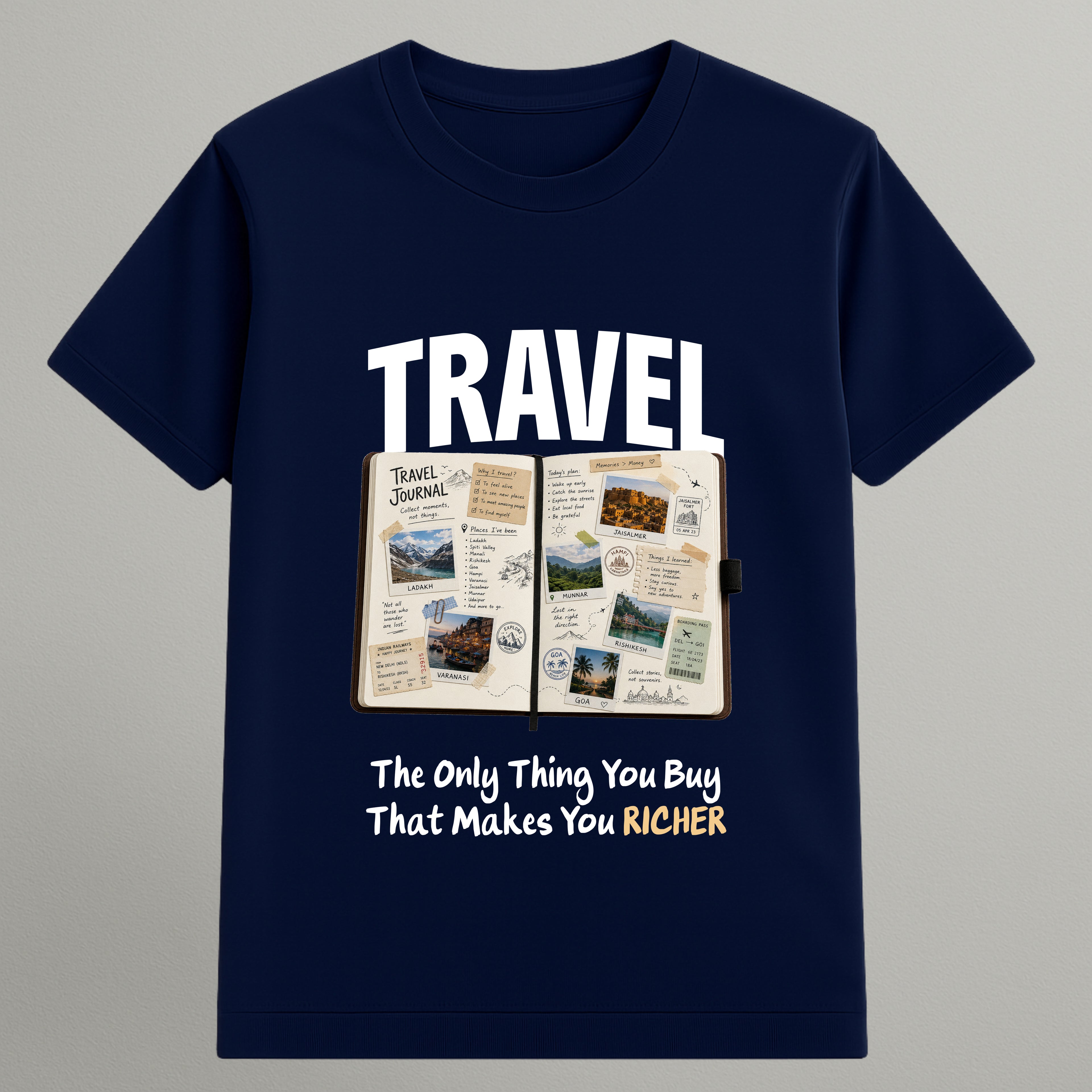 Travel Makes You Richer T-shirt