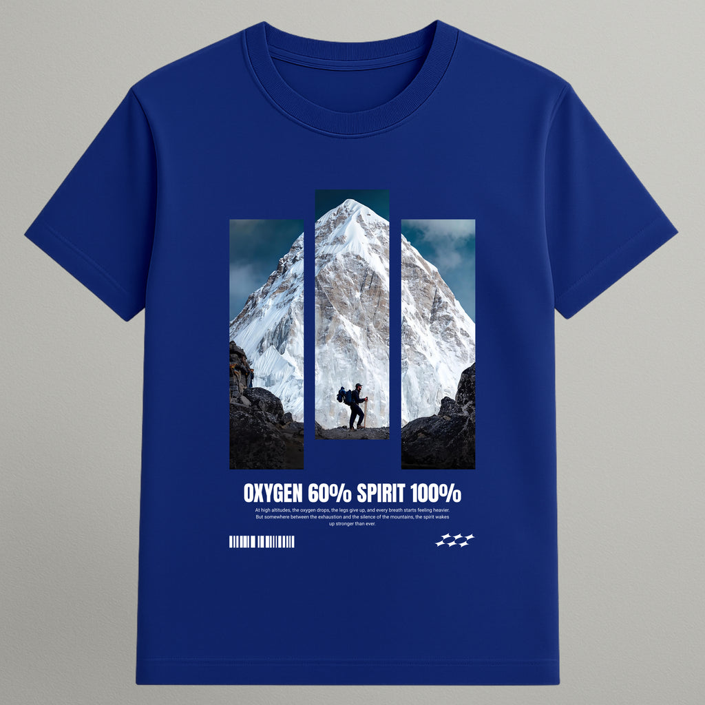 Oxygen 60% Spirit 100% T-shirt