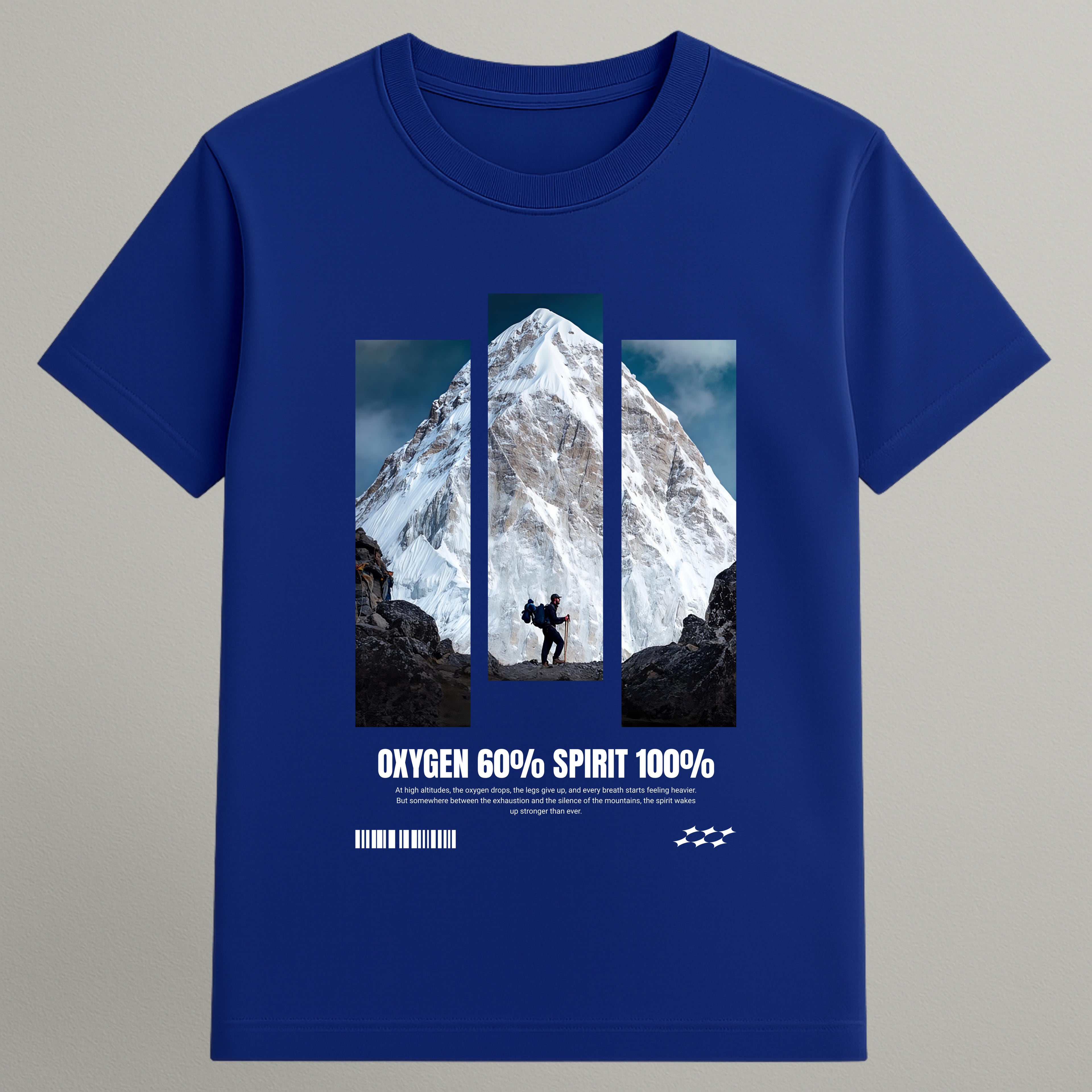 Oxygen 60% Spirit 100% T-shirt