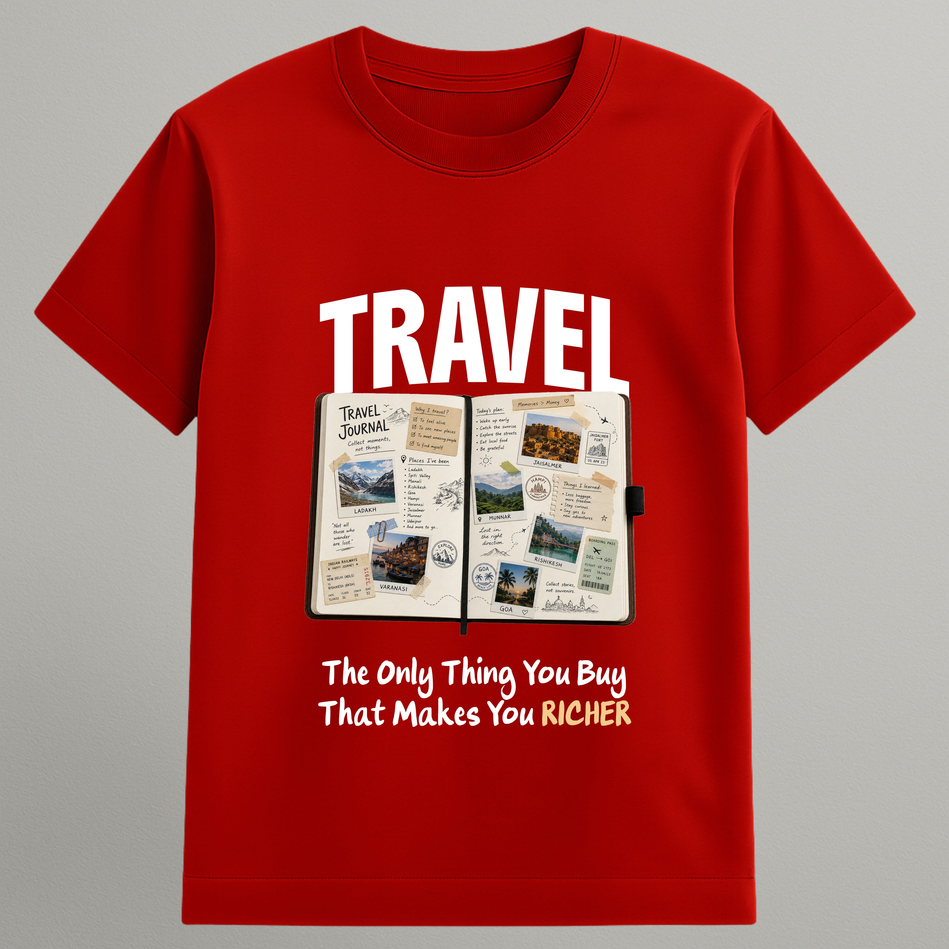 Travel Makes You Richer T-shirt