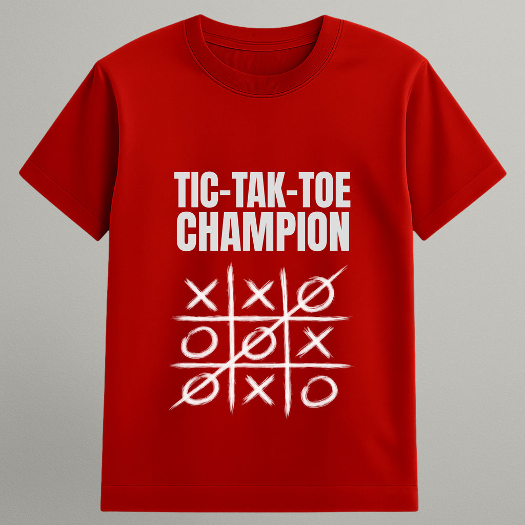 Tic-Tac-Toe Champion T-shirt