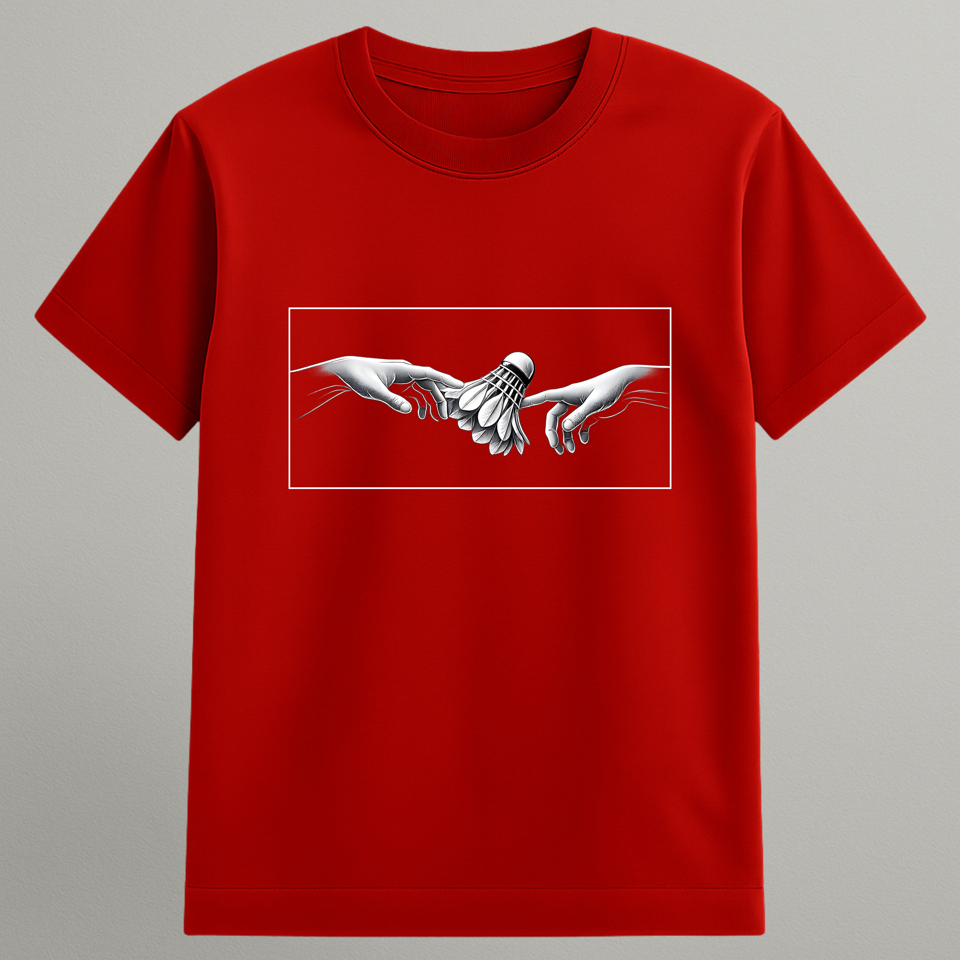 The Creation of Badminton T-shirt