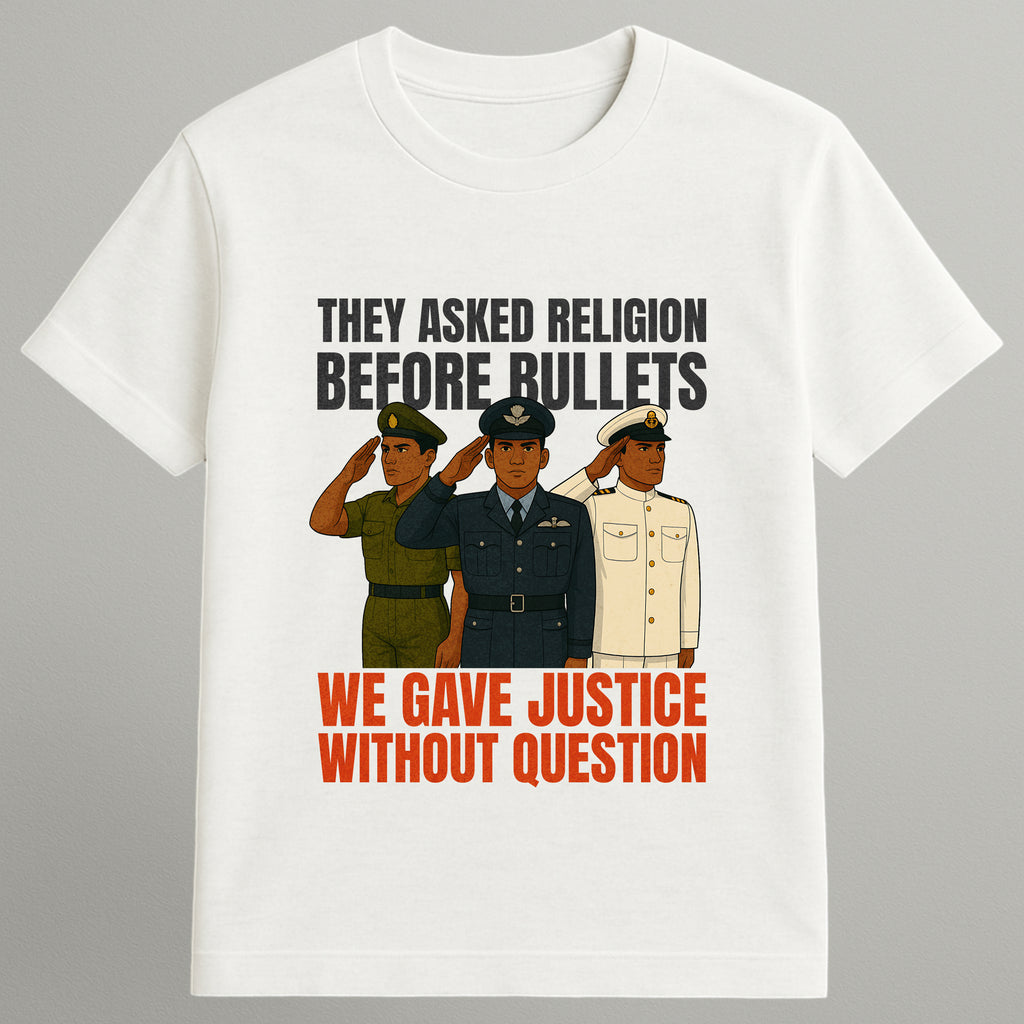 Justice Without Question T-shirt