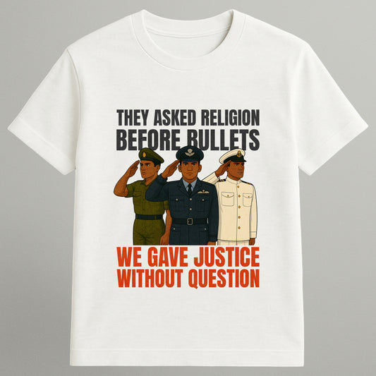 Justice Without Question T-shirt